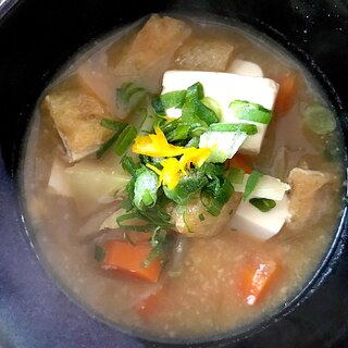 冬☆鶏肉と根菜の粕汁☆